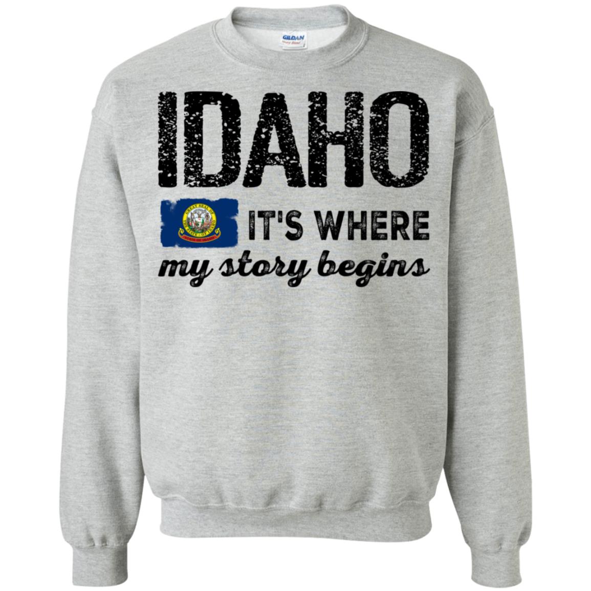 Idaho Where My Story Begins T - Shirt - T-shirt Teezalo