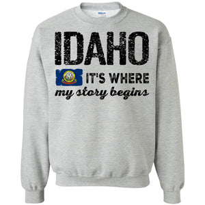 Idaho Where My Story Begins T - Shirt - T-shirt Teezalo
