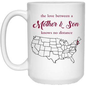 Connecticut New Hampshire The Love Between Mother And Son Mug - Mug Teezalo