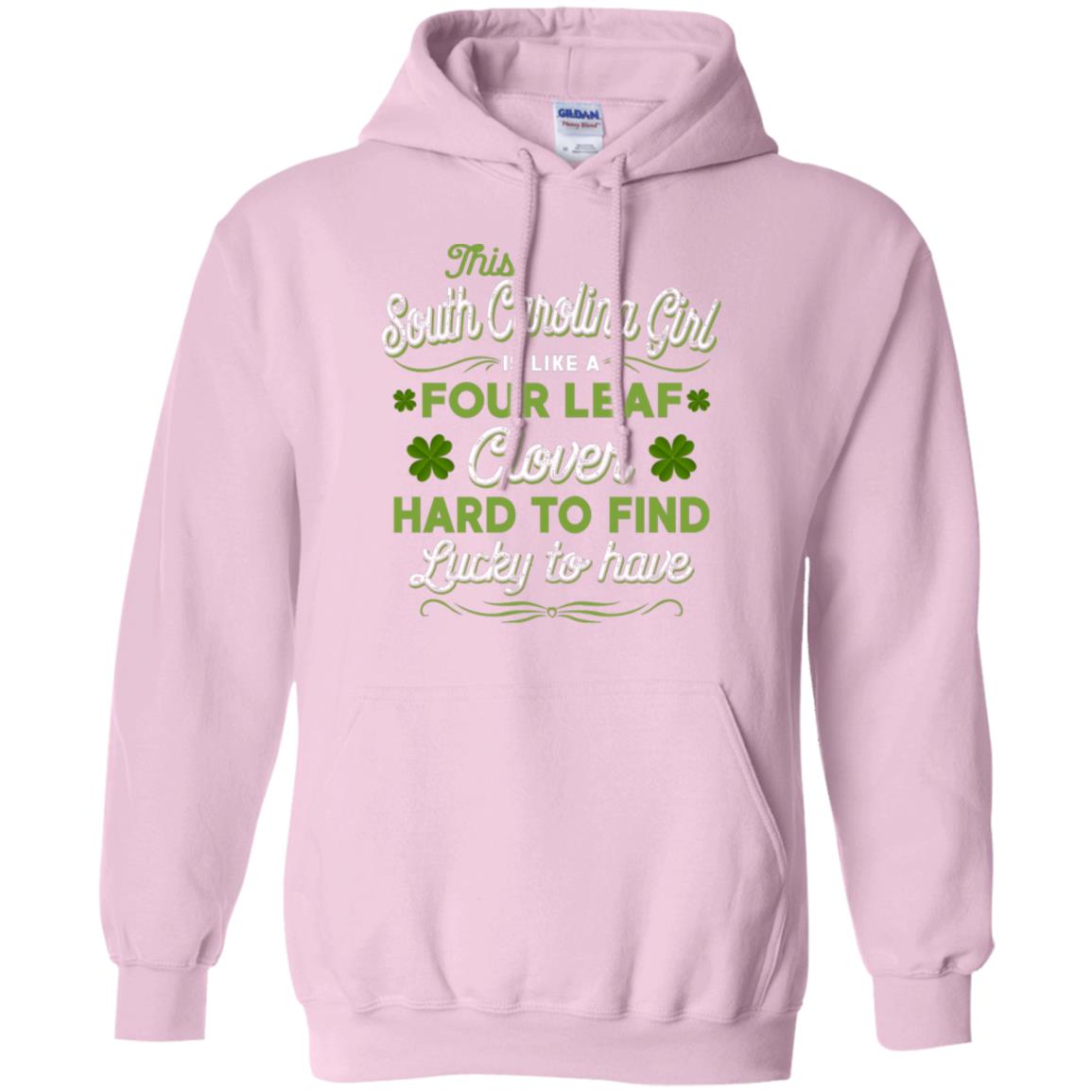 South Carolina Girl Is Like A Four Leaf Clover T Shirt - T-shirt Teezalo
