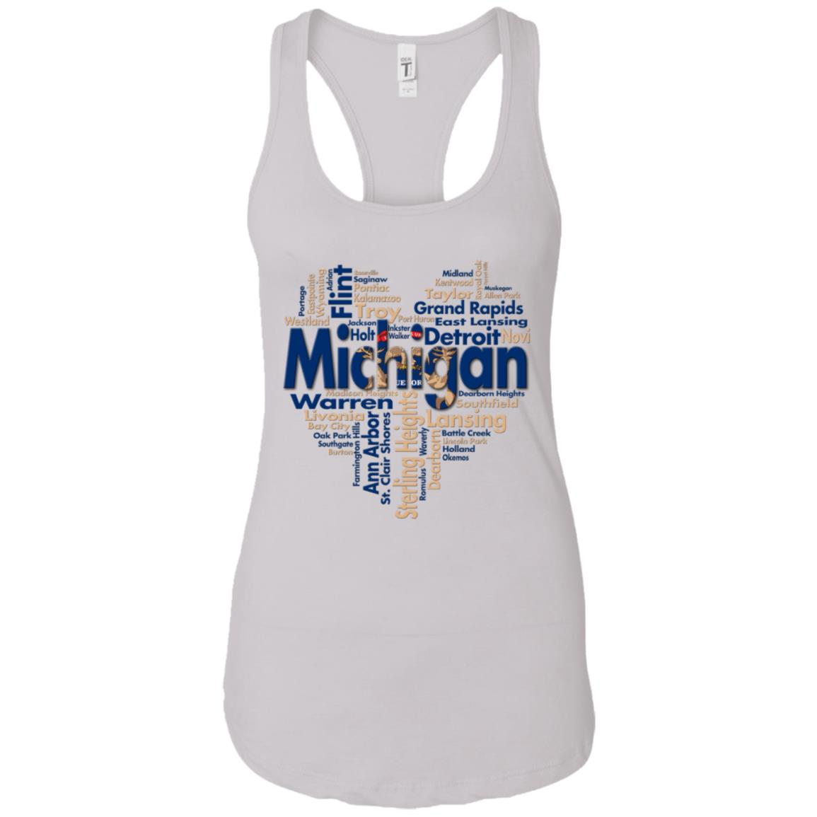 Michigan City Heart T-Shirt - T-shirt Teezalo