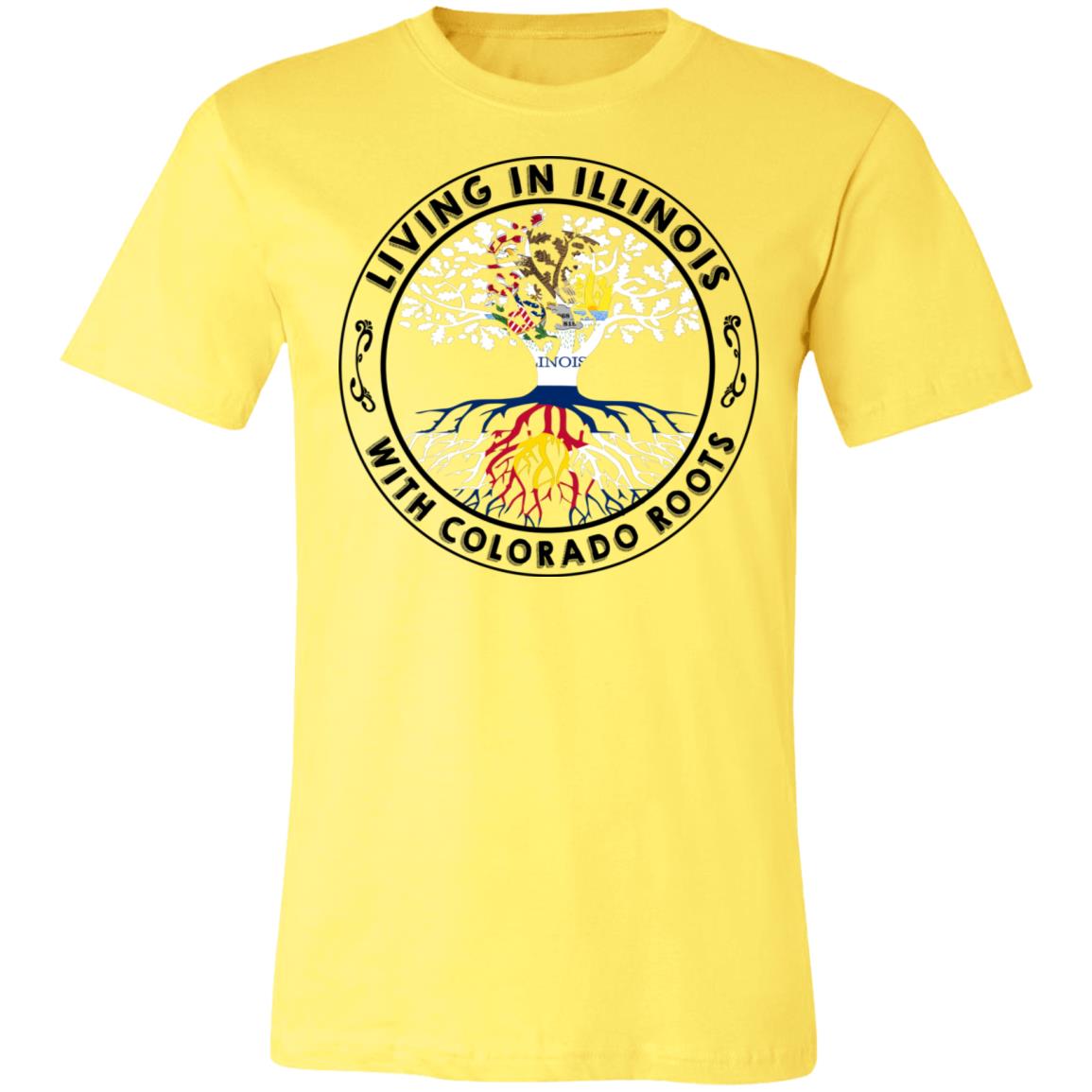 Living In Illinois With Colorado Roots Hoodie - Hoodie Teezalo