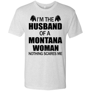 I'm The Husband Of A Montana Woman T-Shirt - T-shirt Teezalo