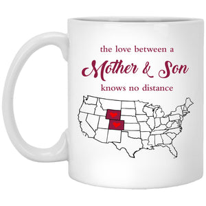 Wyoming Colorado The Love Between Mother And Son Mug - Mug Teezalo