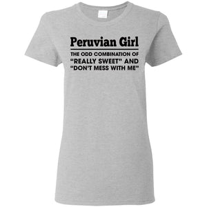 Peruvian Girl The Odd Combination T-Shirt - T-shirt Teezalo