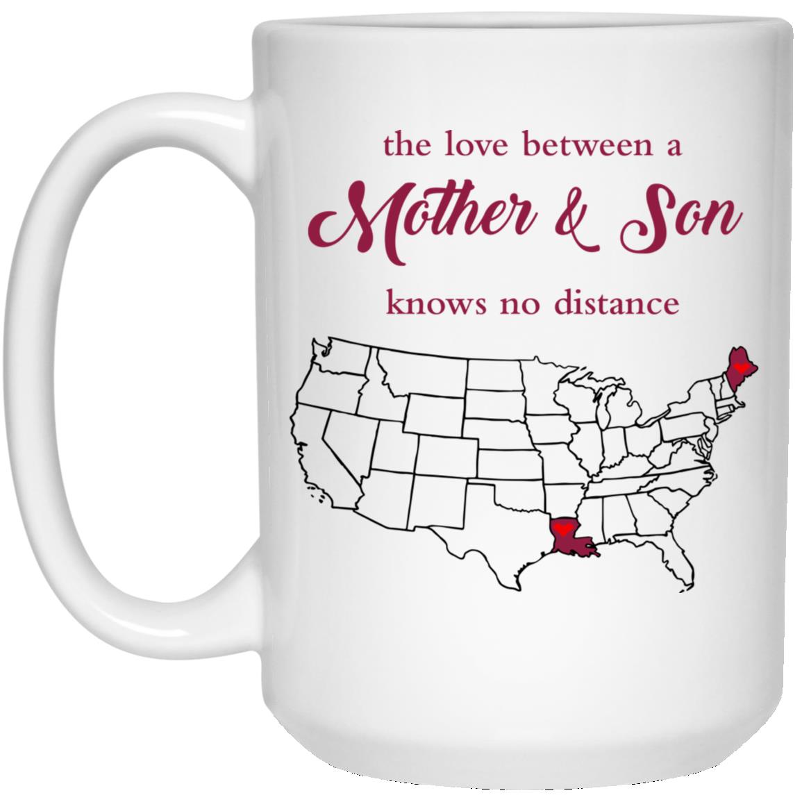 Maine Louisiana The Love Between Mother And Son Mug - Mug Teezalo