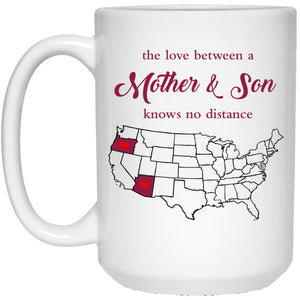 Arizona Oregon The Love Between Mother And Son Mug - Mug Teezalo