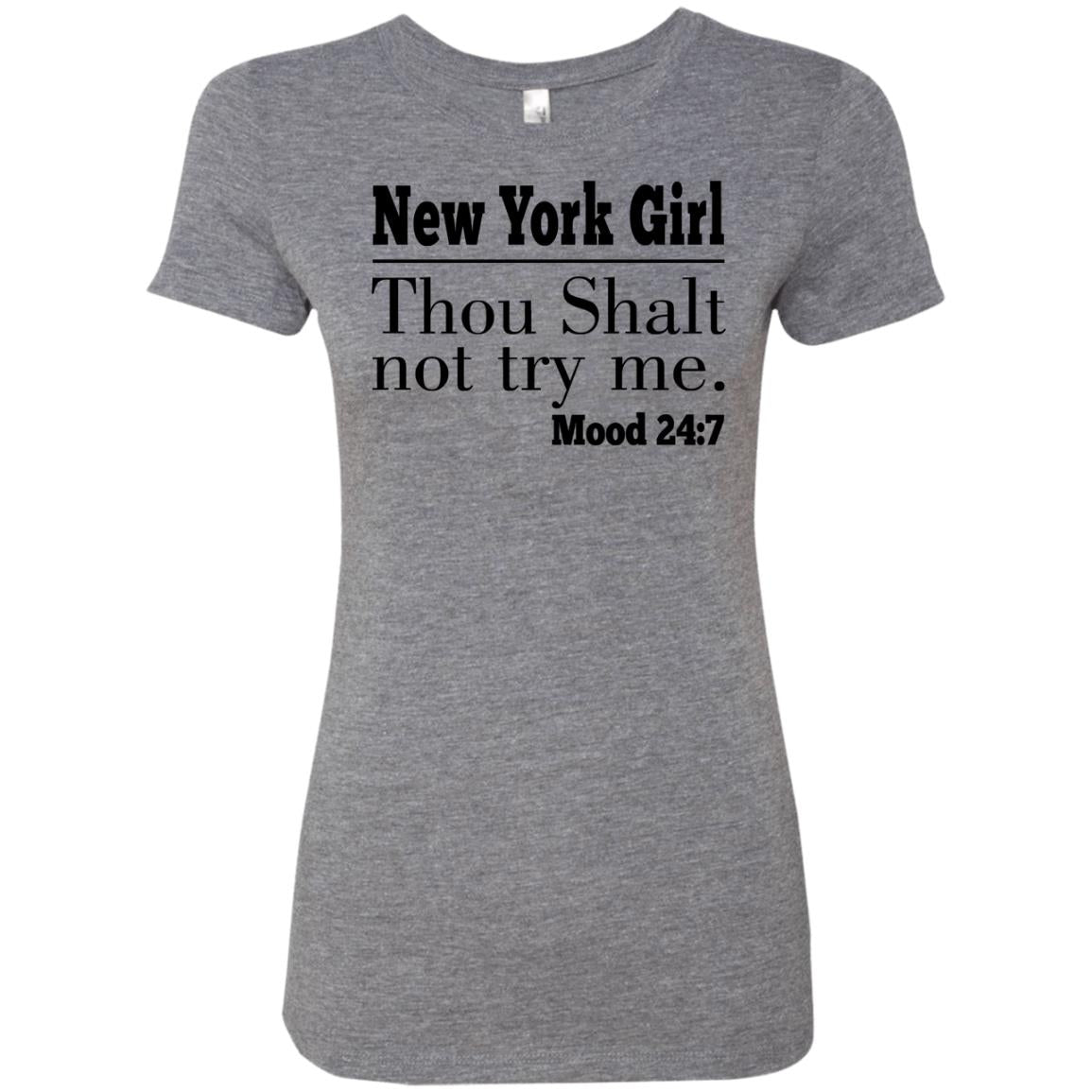 New York Girl Thou Shalt Not Try Me Hoodie - Hoodie Teezalo