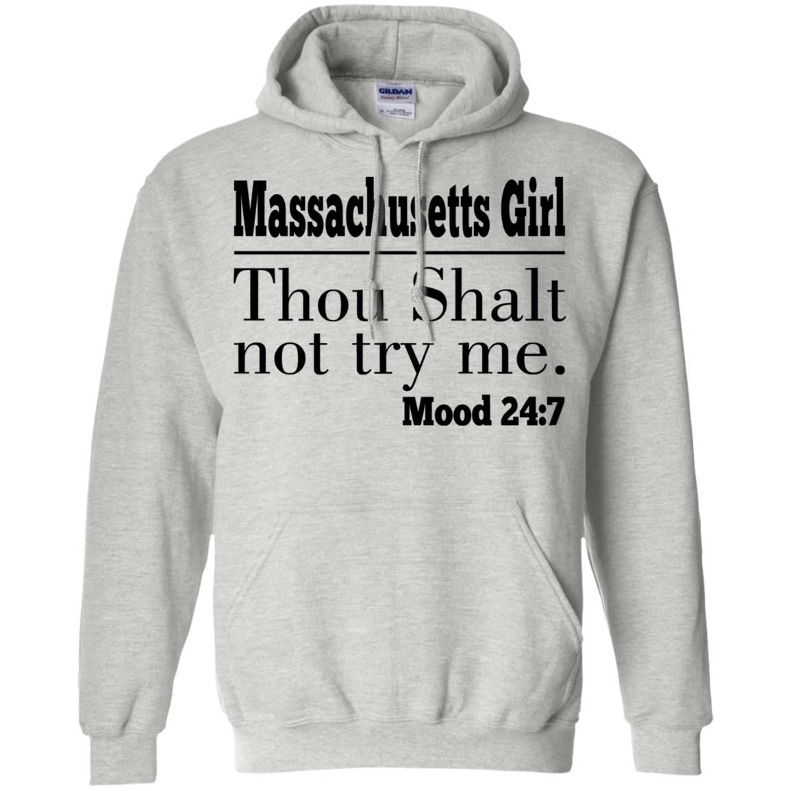 Massachusetts Girl Thou Shalt Not Try Me Racerback T-Shirt - T-shirt Teezalo