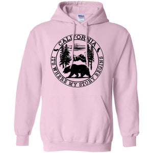 California It's Where My Story Begins Hoodie - Hoodie Teezalo