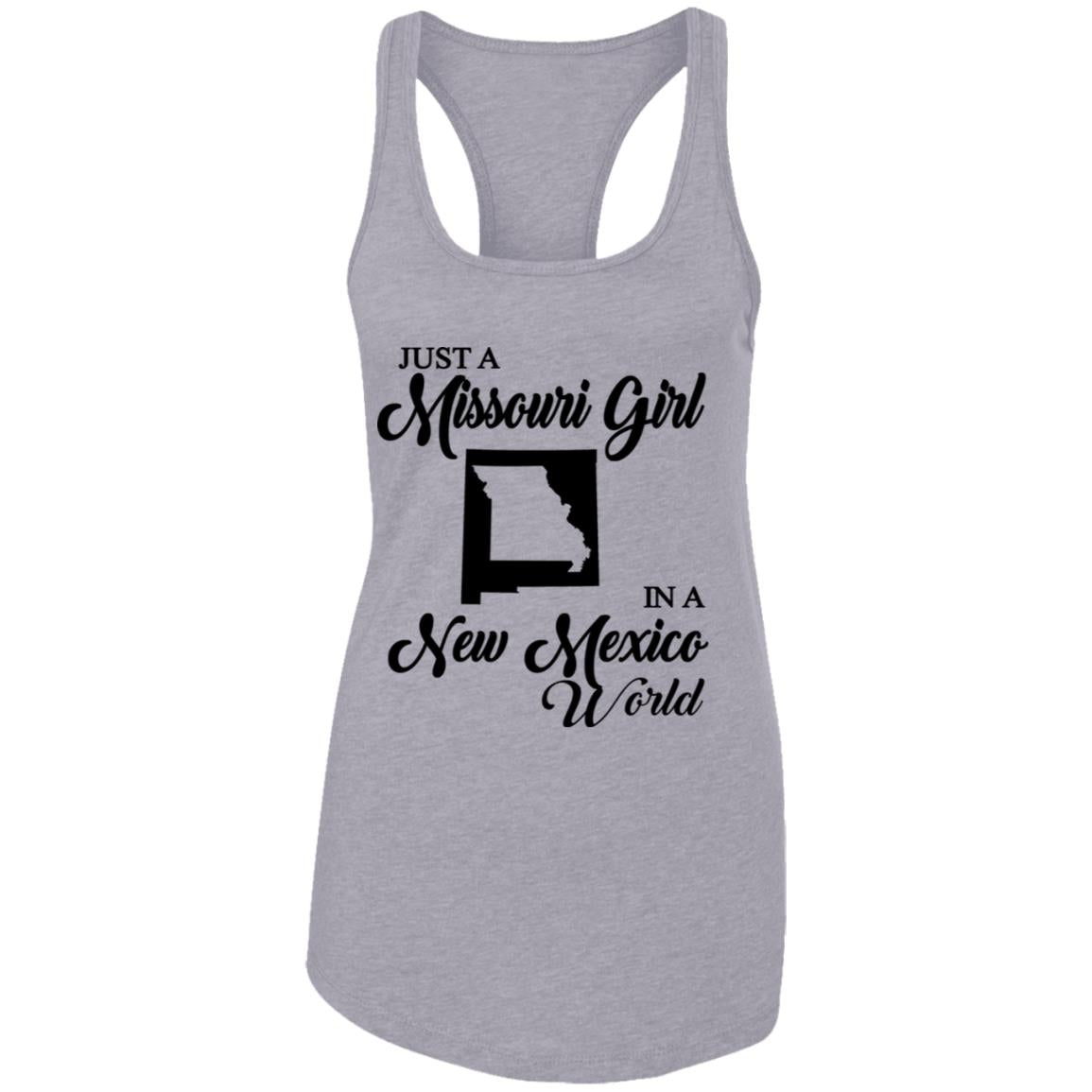 Just A Missouri Girl In A New Mexico World T-Shirt - T-shirt Teezalo