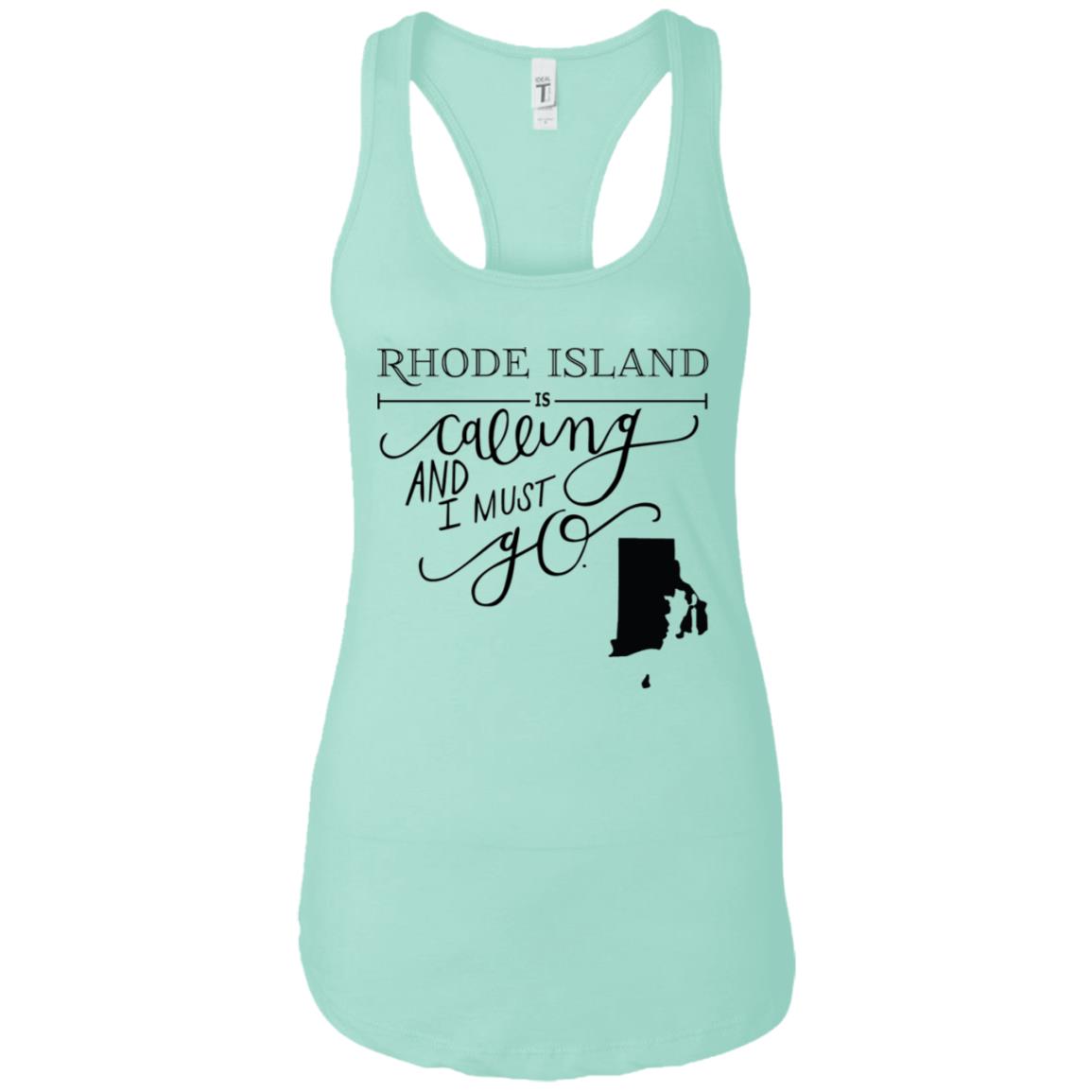 Rhode Island Is Calling I Must Go T-shirt - T-shirt Teezalo