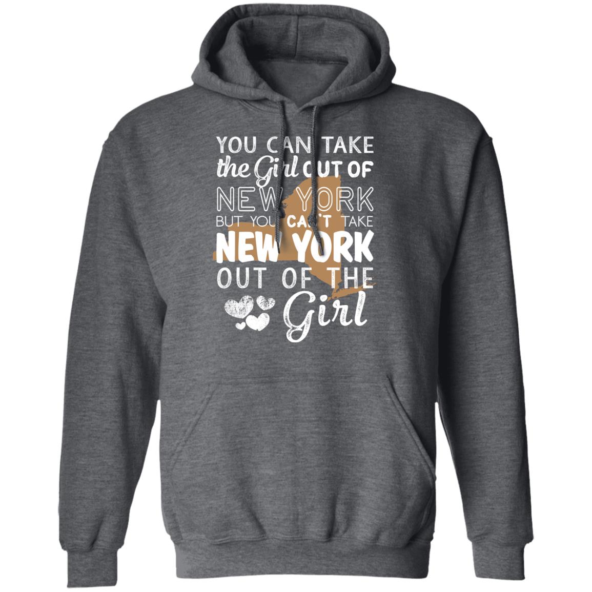 Proud New York Girl T-shirt You Take The Girl Out of New York - T-shirt Teezalo