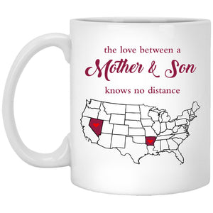 Arkansas Nevada The Love Between Mother And Son Mug - Mug Teezalo