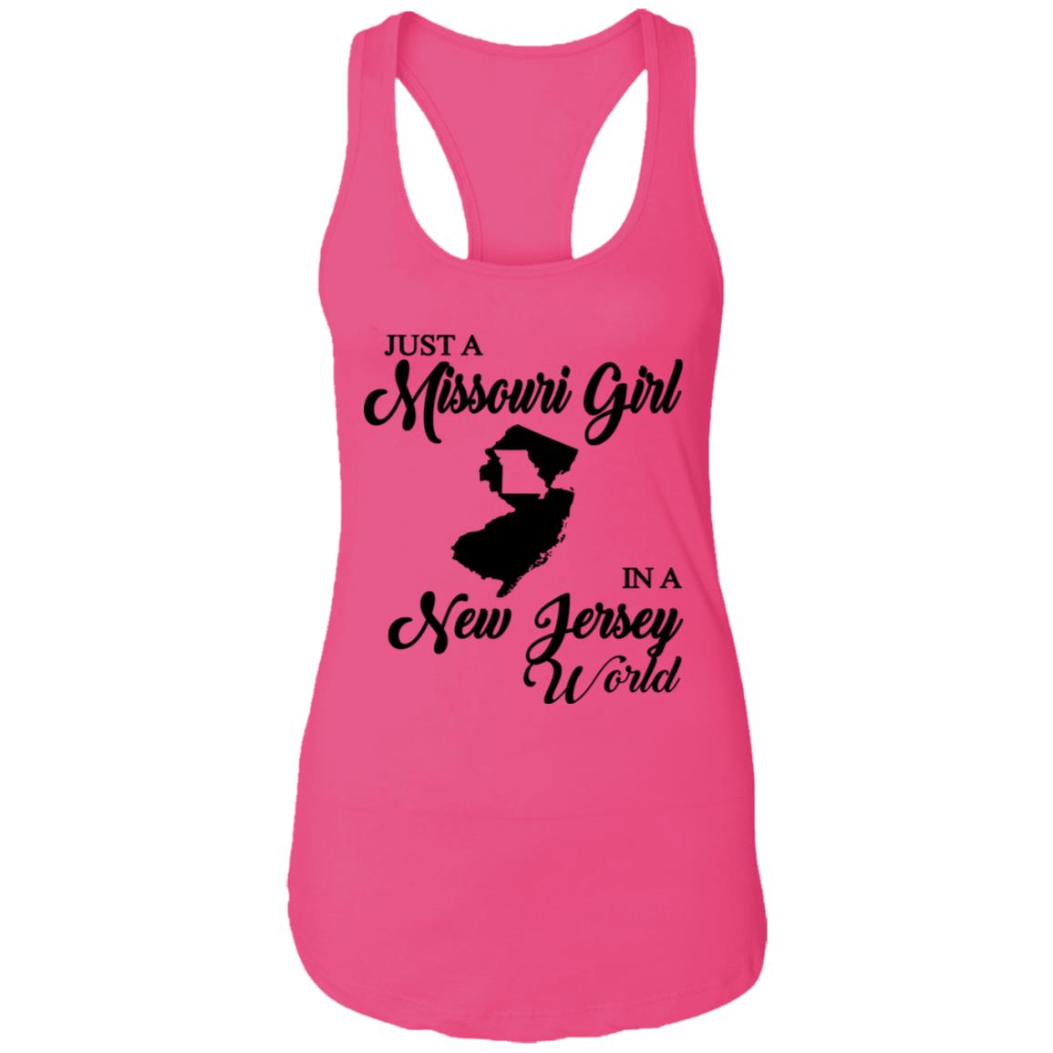 Just A Missouri Girl In A New Jersey World T-Shirt - T-shirt Teezalo