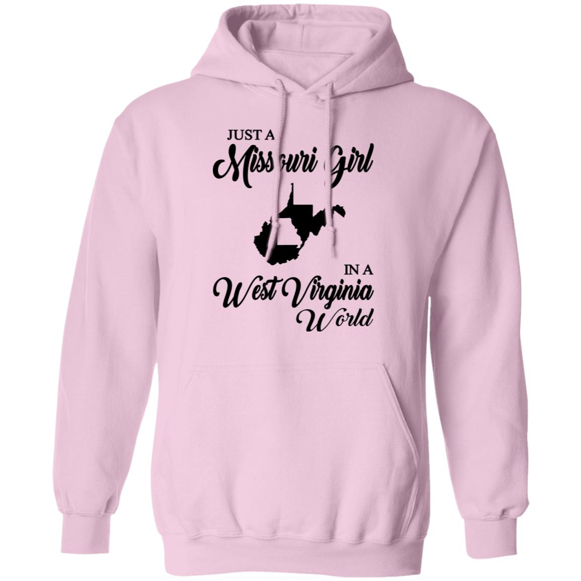 Just A Missouri Girl In A West Virginia World T Shirt - T-shirt Teezalo