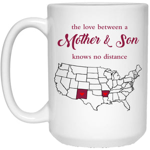 Arkansas New Mexico The Love Between Mother And Son Mug - Mug Teezalo