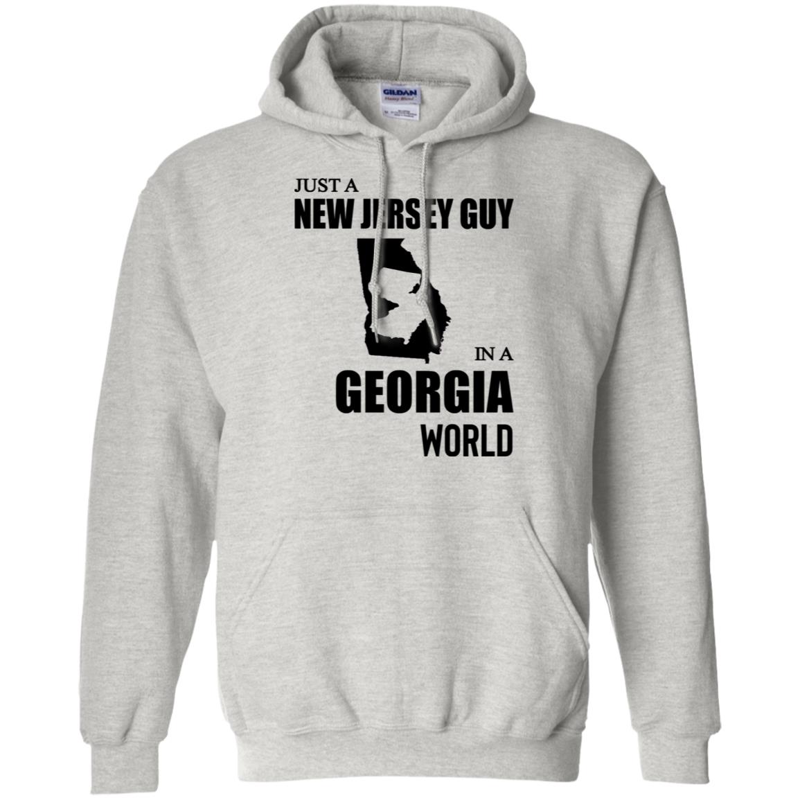 Just A New Jersey Guy In A Georgia World T-Shirt - T-shirt Teezalo
