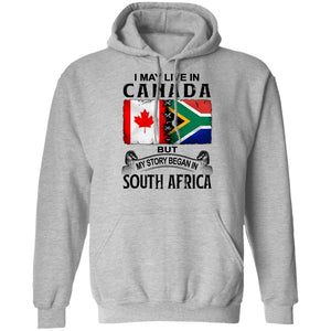 Live In Canada But My Story Began In South Africa T-Shirt - T-shirt Teezalo