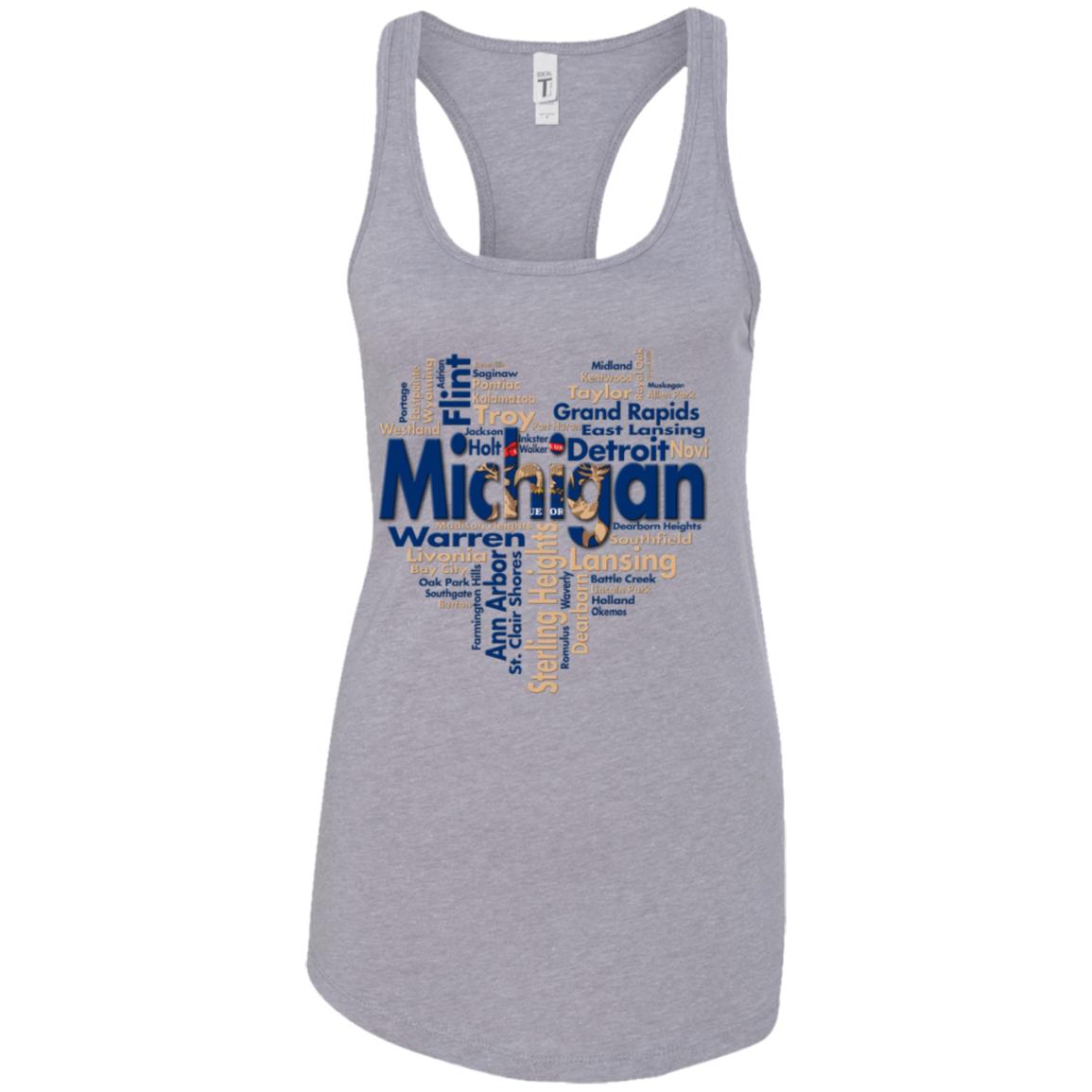 Michigan City Heart T-Shirt - T-shirt Teezalo