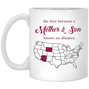 Arizona Wyoming The Love Between Mother And Son Mug - Mug Teezalo