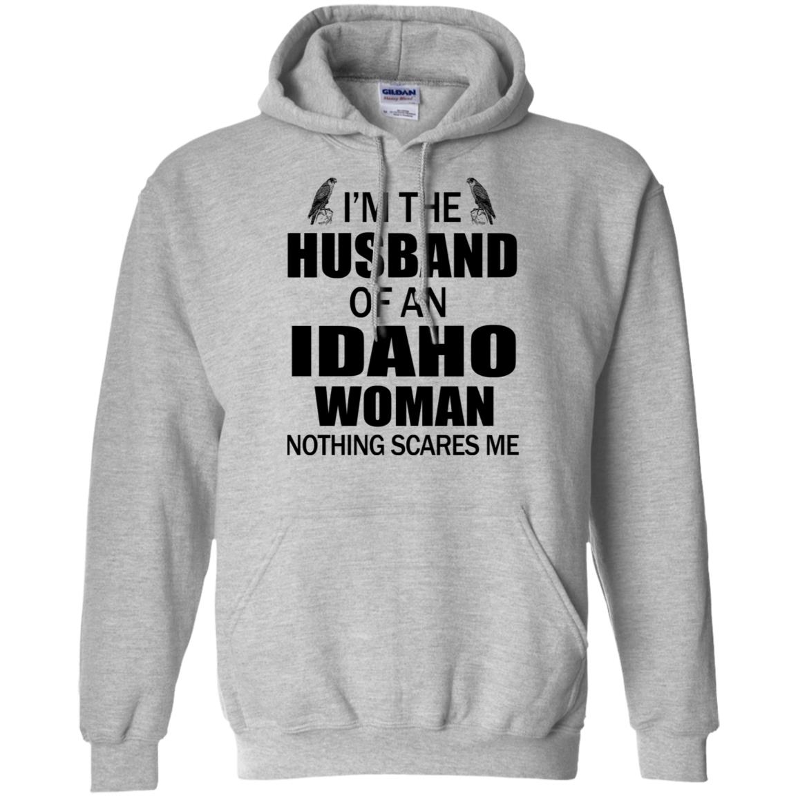 I Am The Husband Of An Idaho Woman Hoodie - Hoodie Teezalo