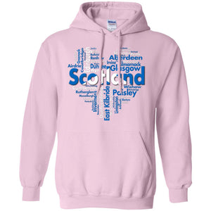 Scotland City Heart T-Shirt - T-shirt Teezalo