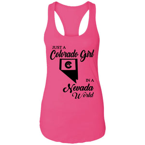 Just A Colorado Girl In A Nevada World T-shirt - T-shirt Teezalo