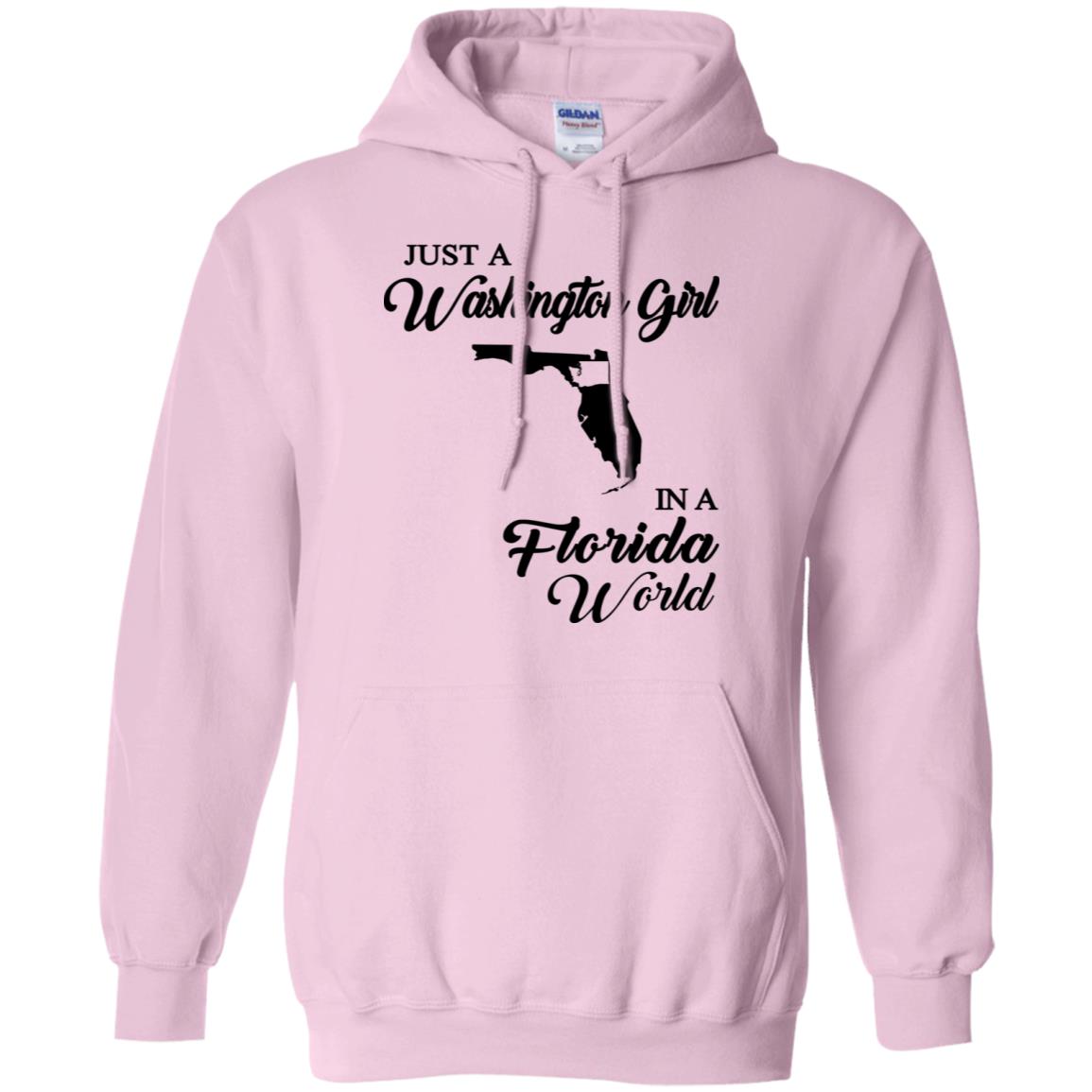 Just A Washington Girl In A Florida World T-Shirt - T-shirt Teezalo
