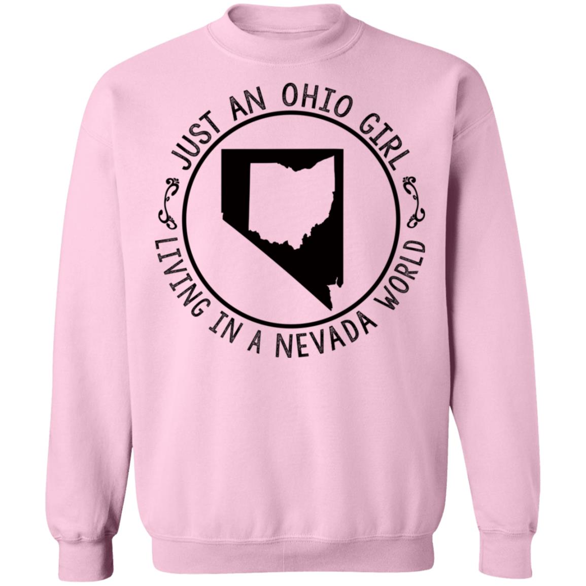 Ohio Girl In Nevada World Hoodie - Hoodie Teezalo