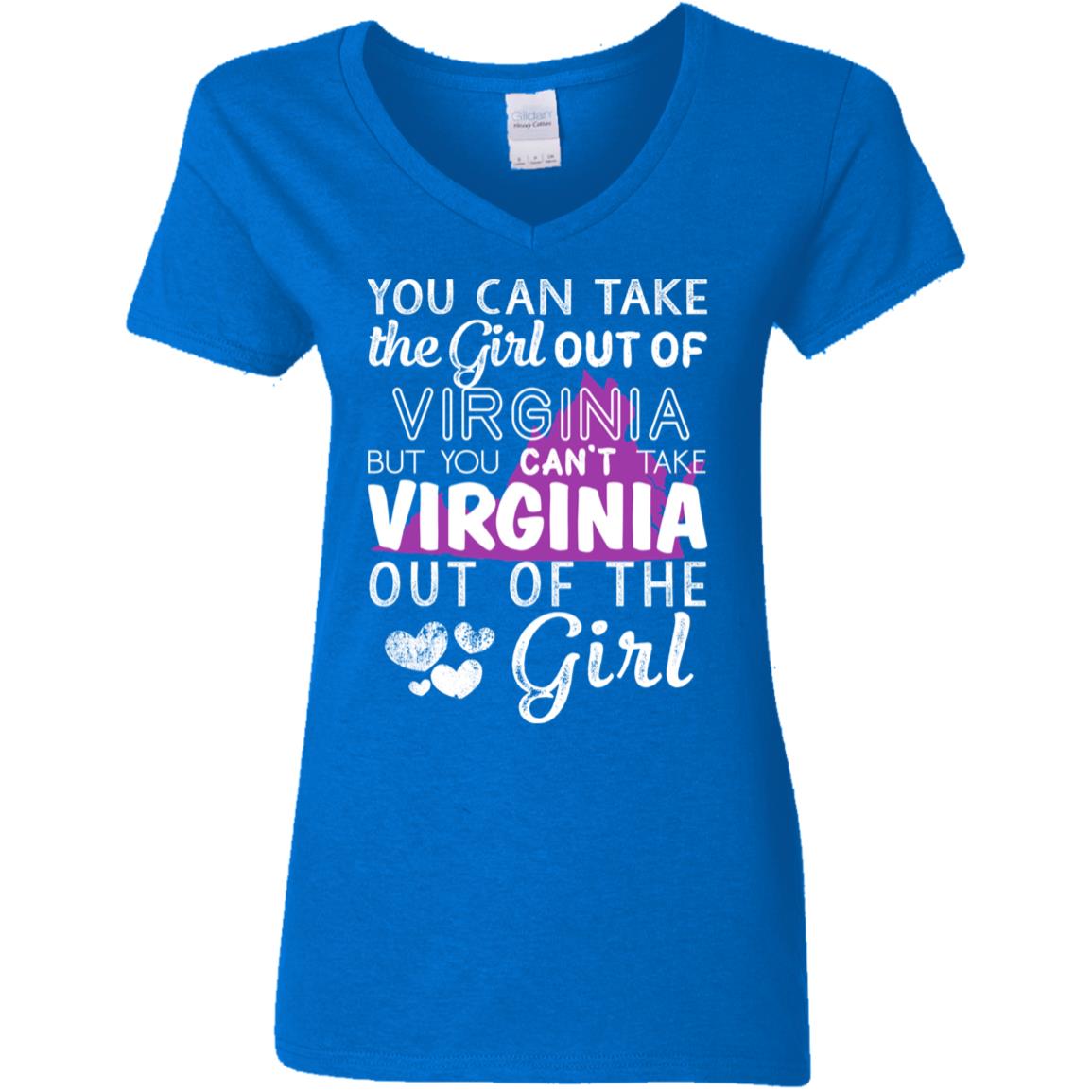 You Can't Take Virginia Out Of The Girl Hoodie - Hoodie Teezalo