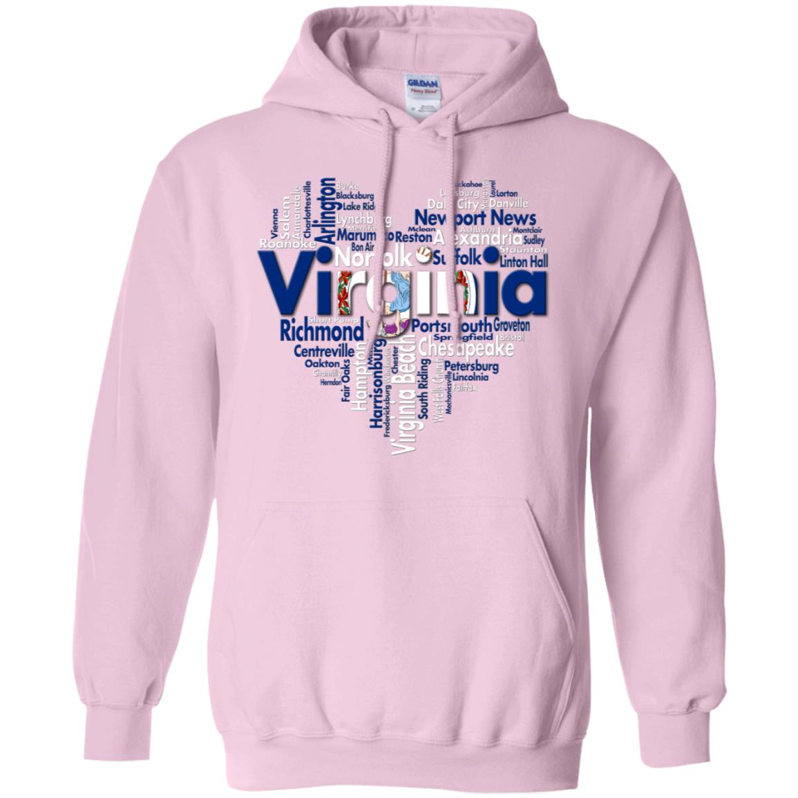 Virginia City Heart T-Shirt - T-shirt Teezalo