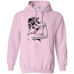 Chihuahua Lady Hoodie - Hoodie Teezalo