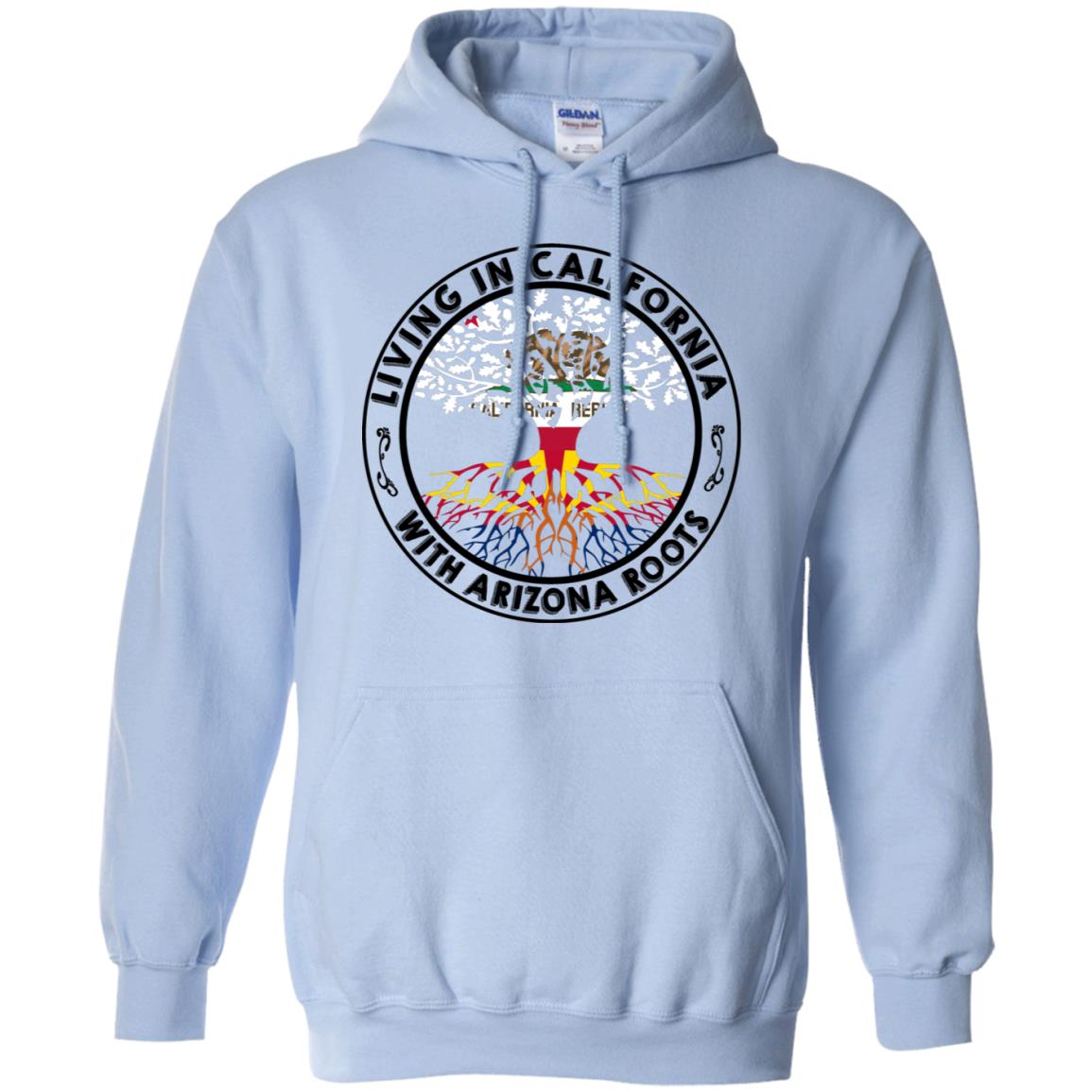 Living In California With Arizona Roots T Shirt - T-shirt Teezalo