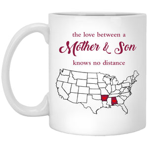 Arkansas Alabama The Love Between Mother And Son Mug - Mug Teezalo