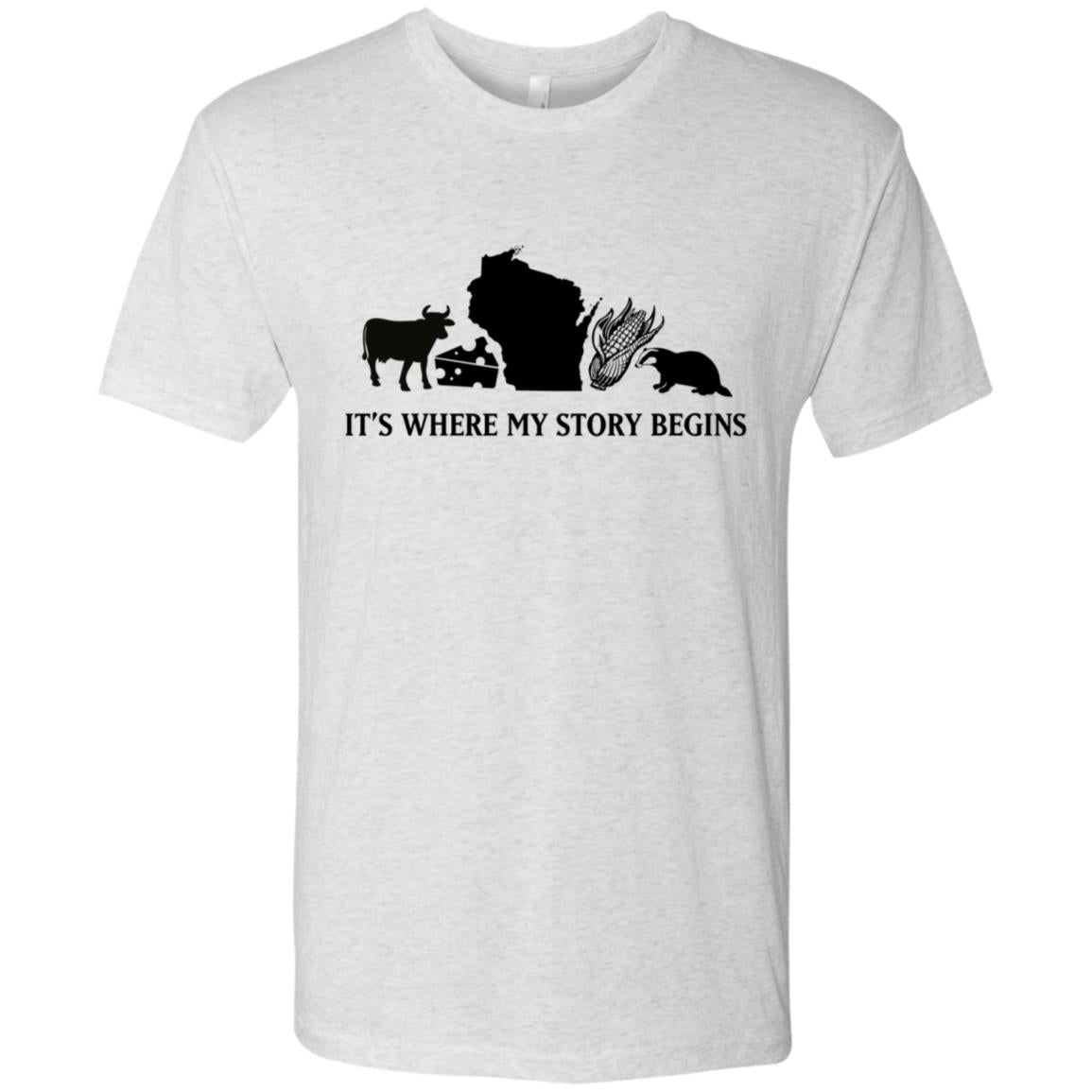 Wisconsin Where My Story Begins Hoodie - Hoodie Teezalo