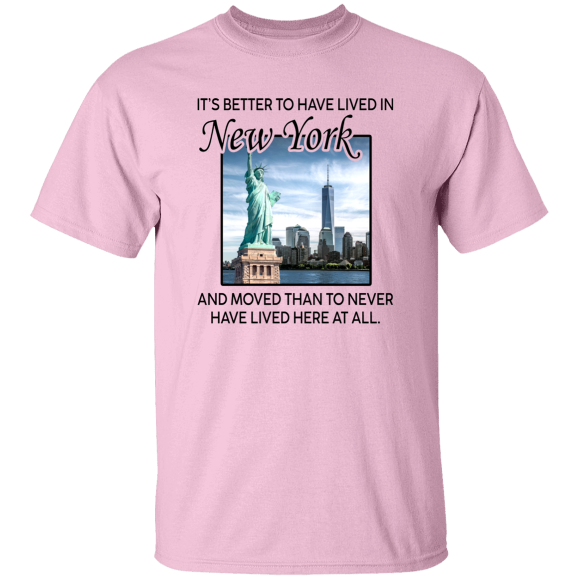 It's Better To Have Lived In New York Than Moved T-Shirt - T-shirt Teezalo