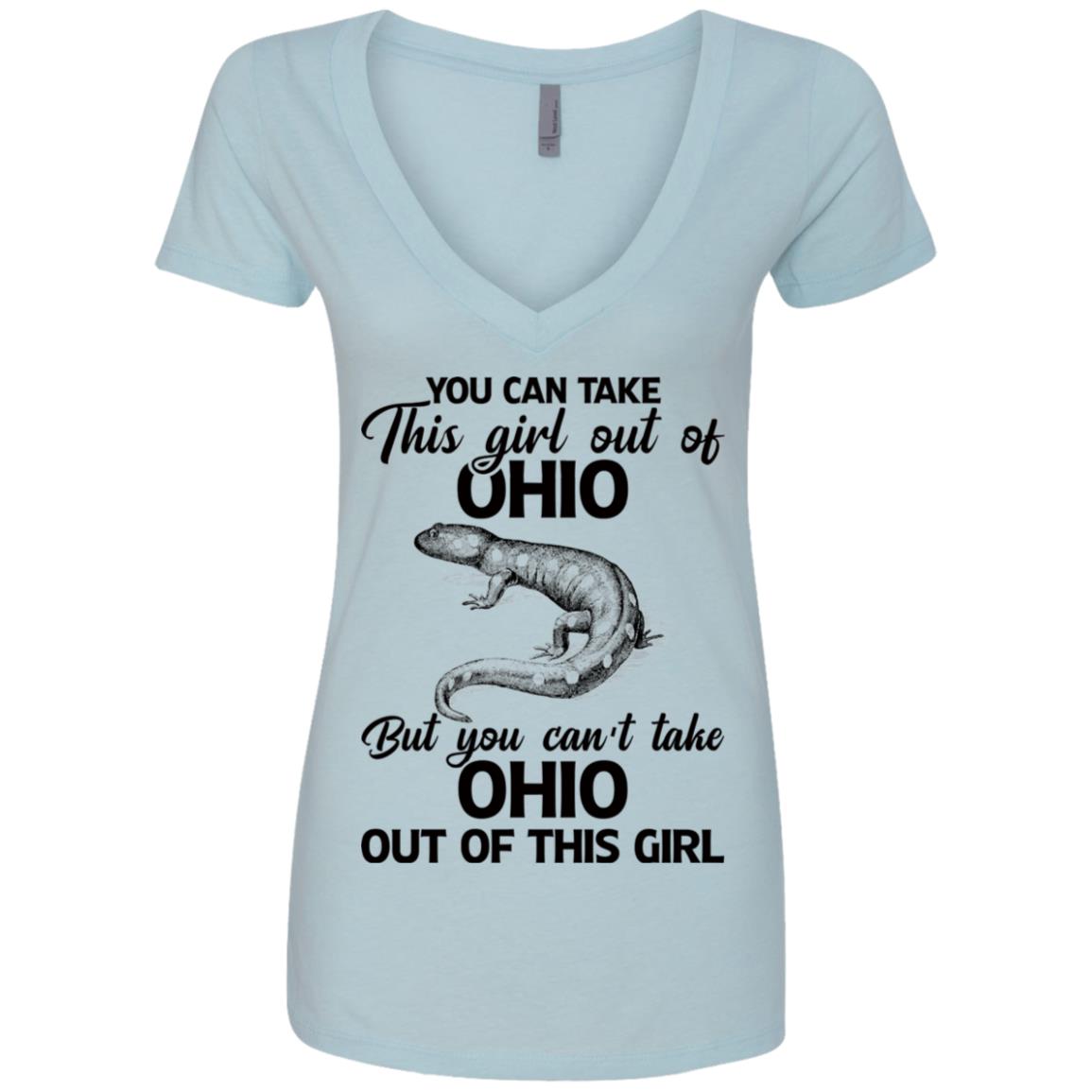 You Can't Take Ohio Out Of This Girl T-Shirt - T-shirt Teezalo