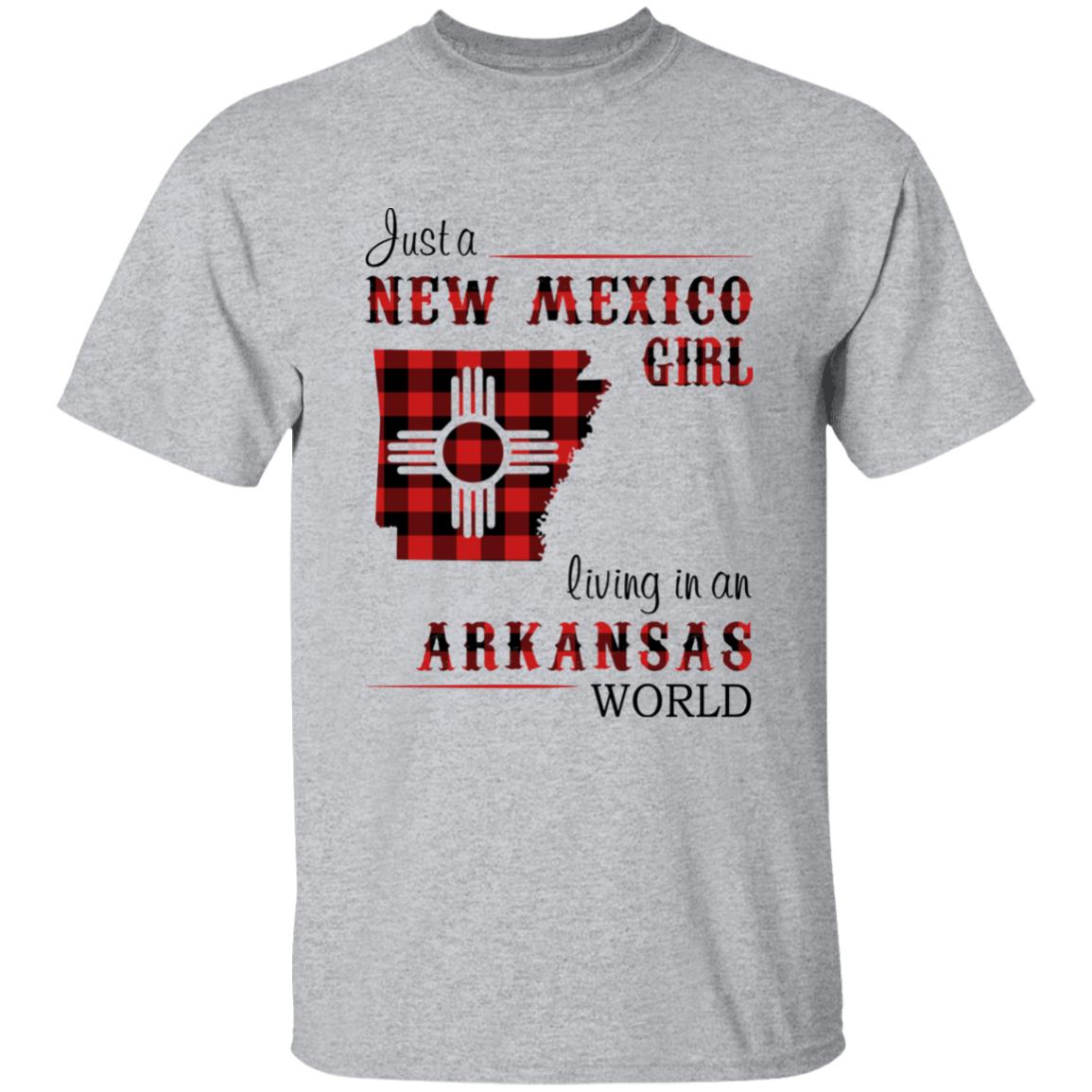 Just A New Jersey Girl Living In A Maryland World T-shirt - T-shirt Born Live Plaid Red Teezalo