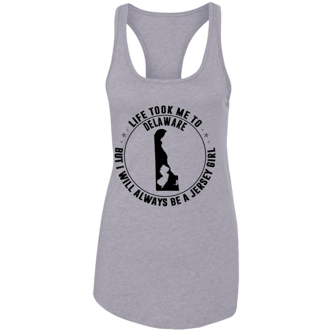 Life Took Me To Delaware Always Be A Jersey Girl Hoodie - Hoodie Teezalo