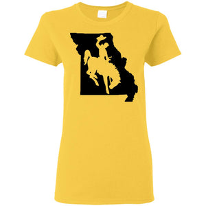 Living In Missouri And You're From Wyoming - T-shirt Teezalo