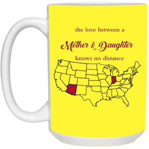 Arizona Indiana Love Mother Daughter Mug - Mug Teezalo