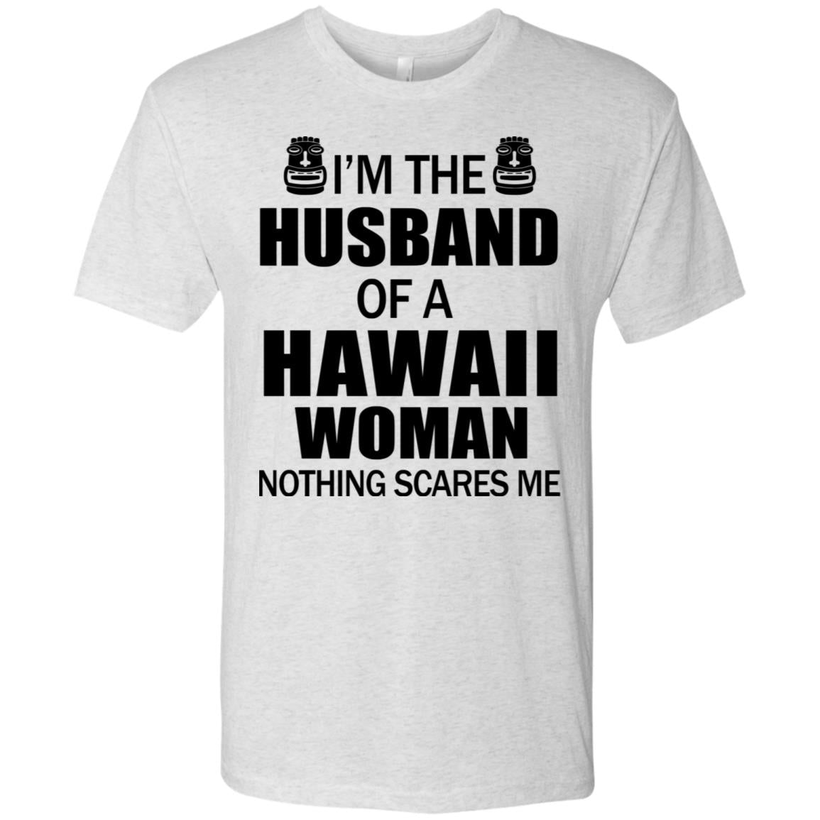 I'm The Husband Of A Hawaii Woman Nothing Scare Me Hoodie - Hoodie Teezalo