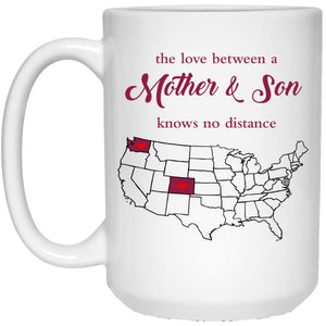 Colorado Washington The Love Between Mother And Son Mug - Mug Teezalo