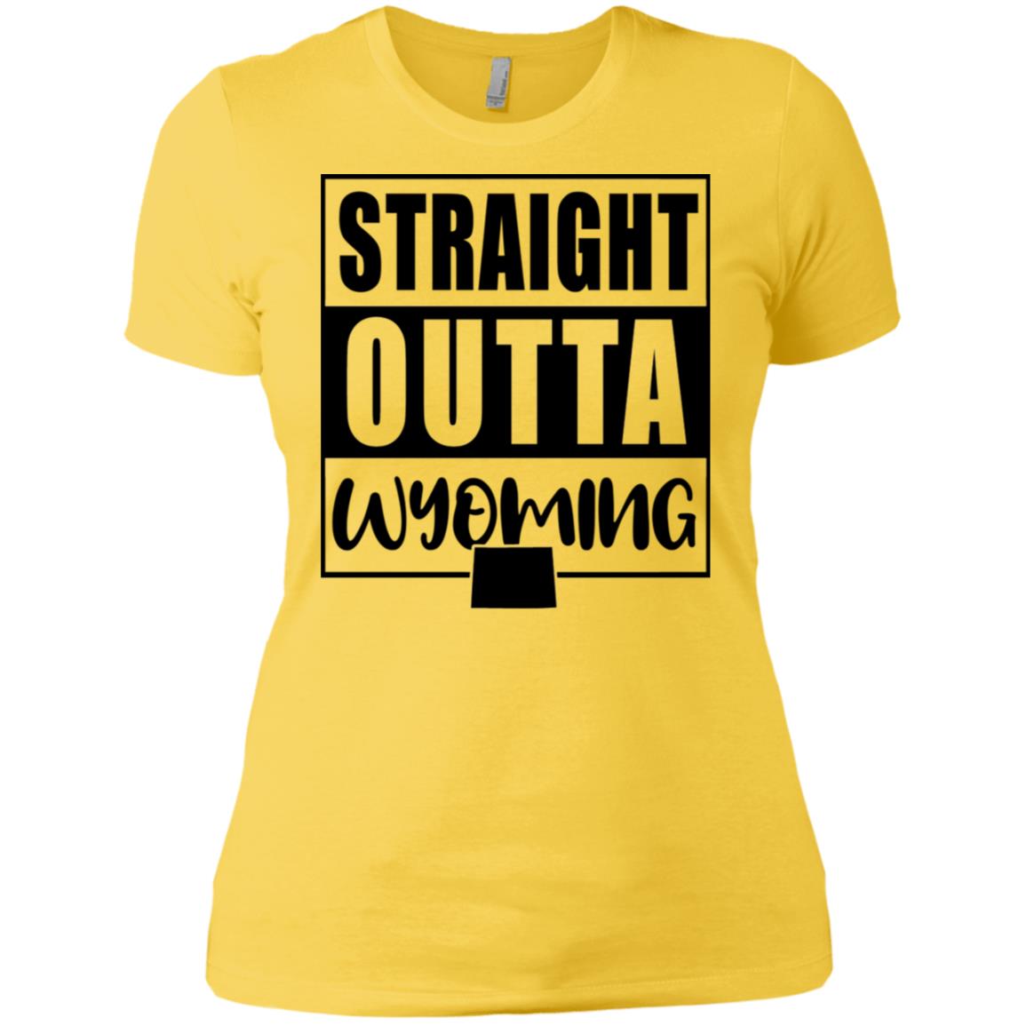Straight Outta Wyoming  T-Shirt - T-shirt Teezalo