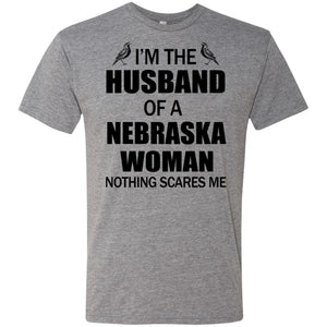 I'm The Husband Of A Nebraska Woman T-shirt - T-shirt Teezalo