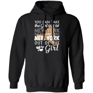 Proud New York Girl T-shirt You Take The Girl Out of New York - T-shirt Teezalo