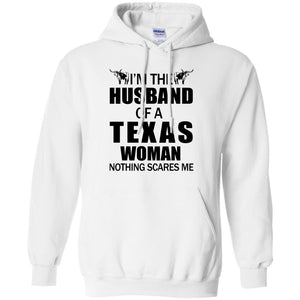 I'm The Husband Of A Texas Woman T- Shirt - T-shirt Teezalo