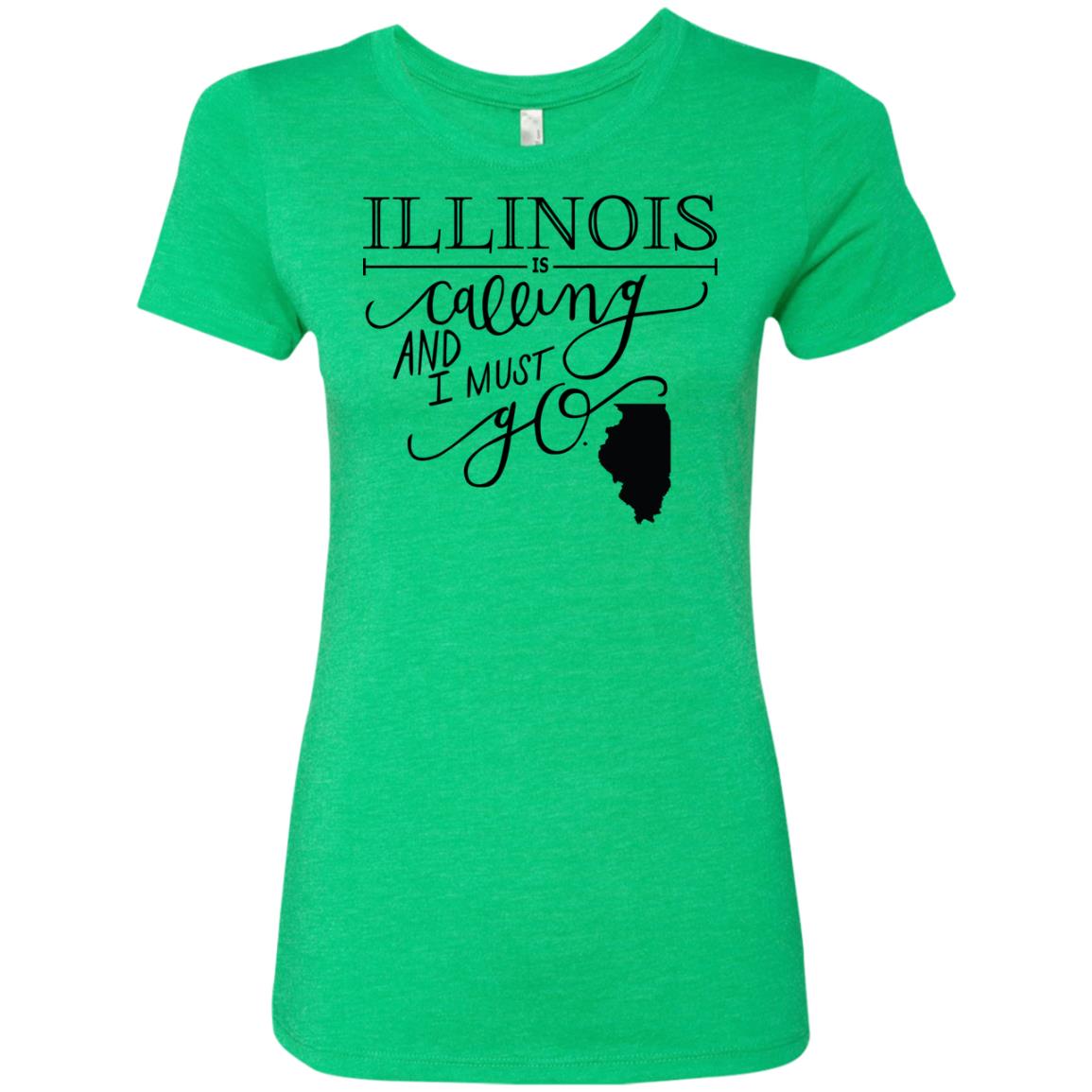 Illinois Is Calling And I Must Go Hoodie - Hoodie Teezalo