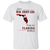 Just A New Jersey Girl Living In A Florida World T-Shirt - T-shirt Teezalo